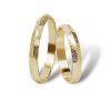 Originalní snubni prsteny zlute zlato SP105Yb