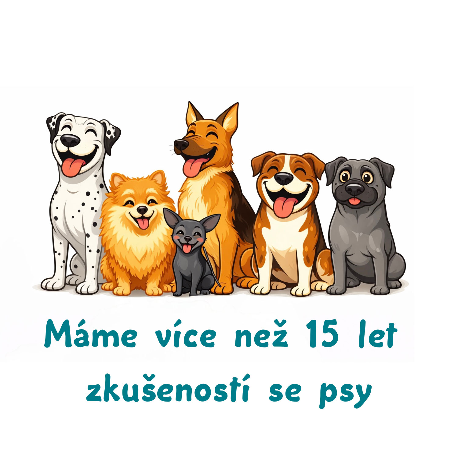 Více než 15 let zkušeností s vlastními psy