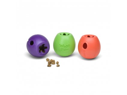 west paw rumbl large dog toy jungle green 6