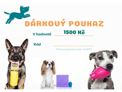 Snufi darkovy poukaz 1500