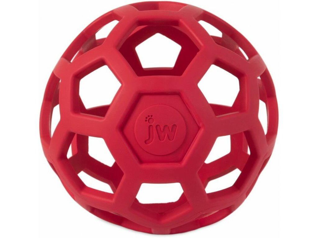 JW Pet JW-roller děrovaný míč Barva: Červená, Velikost: 18cm Jumbo