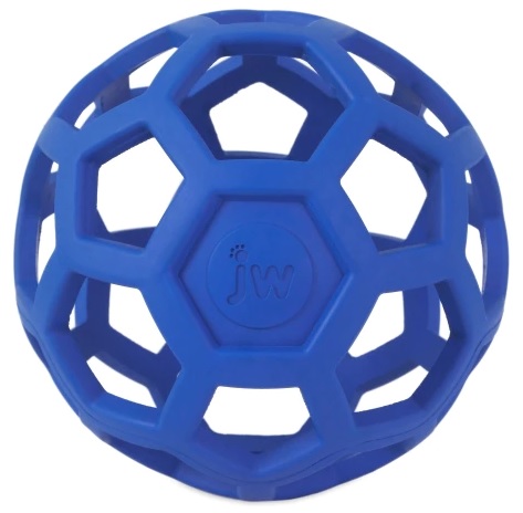 JW Pet JW-roller děrovaný míč Barva: Modrá, Velikost: 18cm Jumbo
