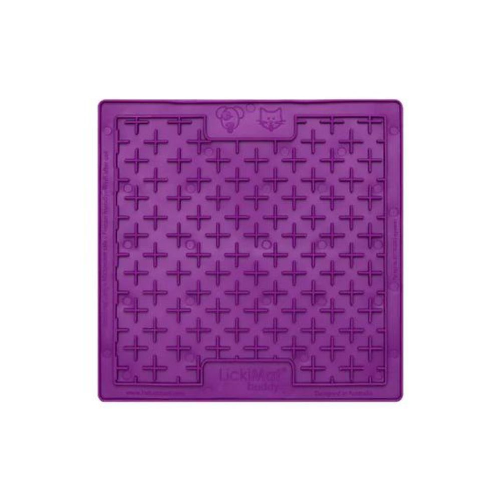 LickiMat lízací podložka Buddy 20 x 20cm Barva: Fialová