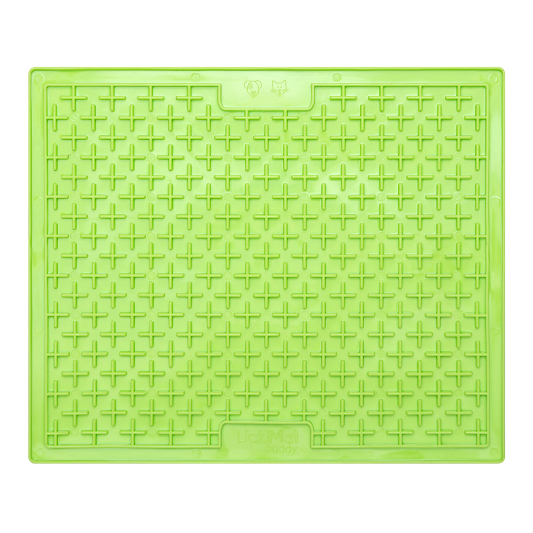 LickiMat lízací podložka Buddy  30,5 x 25,5cm Barva: Zelená