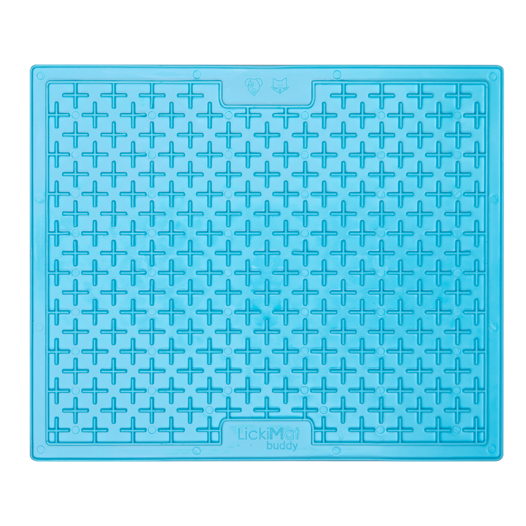 LickiMat lízací podložka Buddy  30,5 x 25,5cm Barva: Tyrkysová