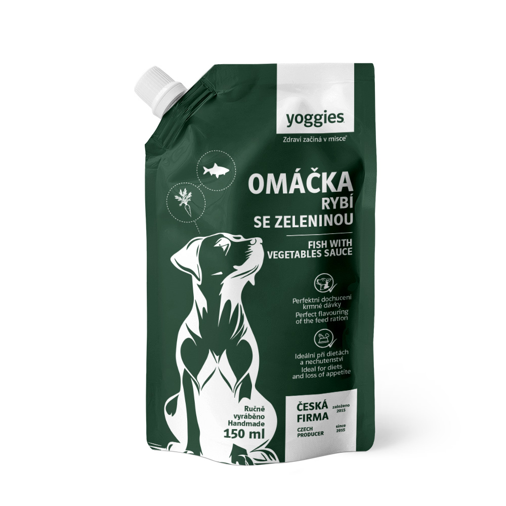 Yoggies omáčka s rybou a kořenovou zeleninou 200ml