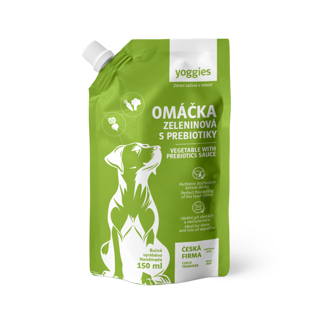 Yoggies omáčka zeleninová bez masa, s prebiotiky 150ml