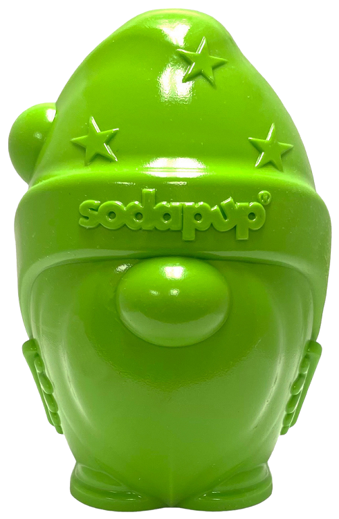Sodapup Gnome na žvýkání velký TPE – Zelený