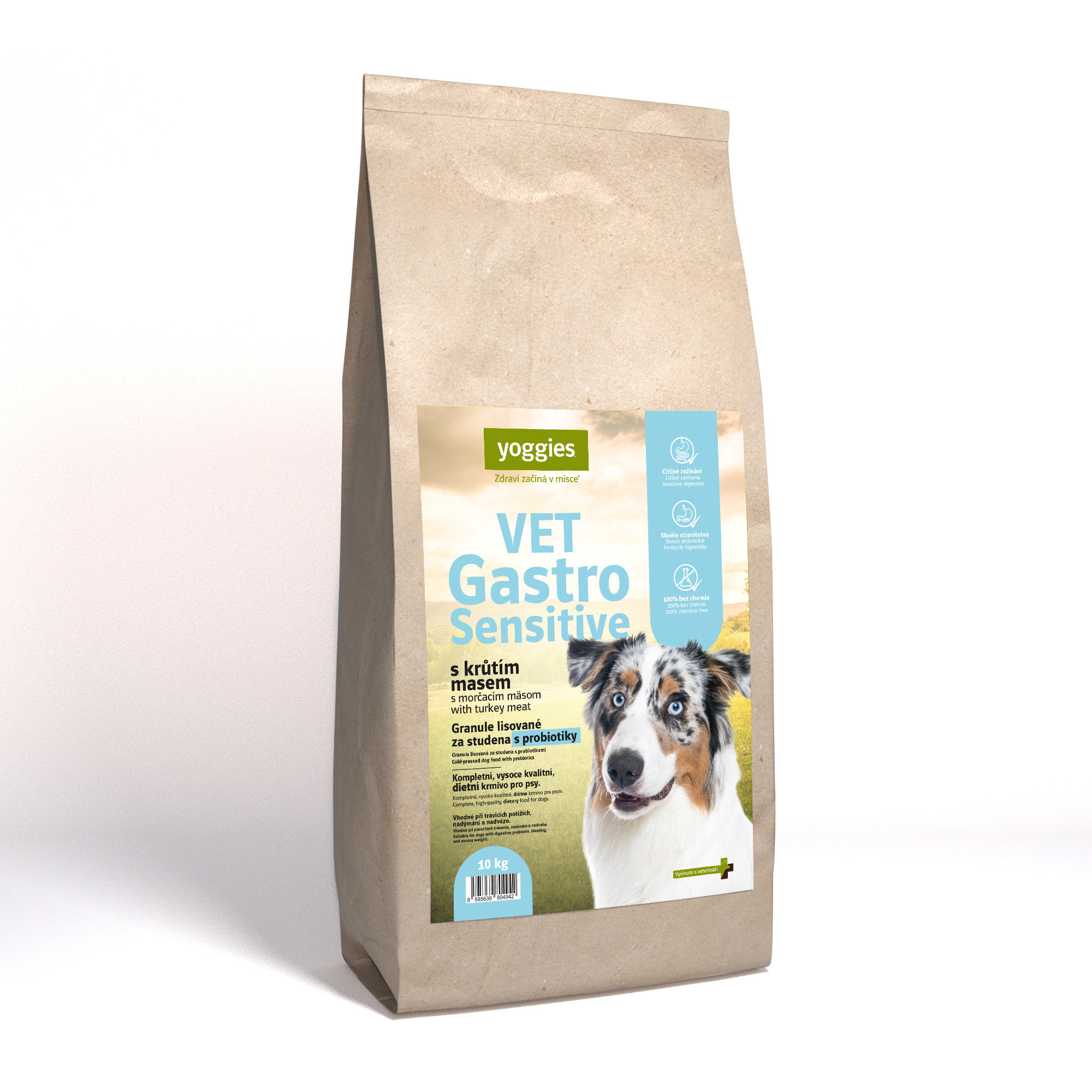 Yoggies Granule VET, Gastro sensitive s probiotiky 10kg