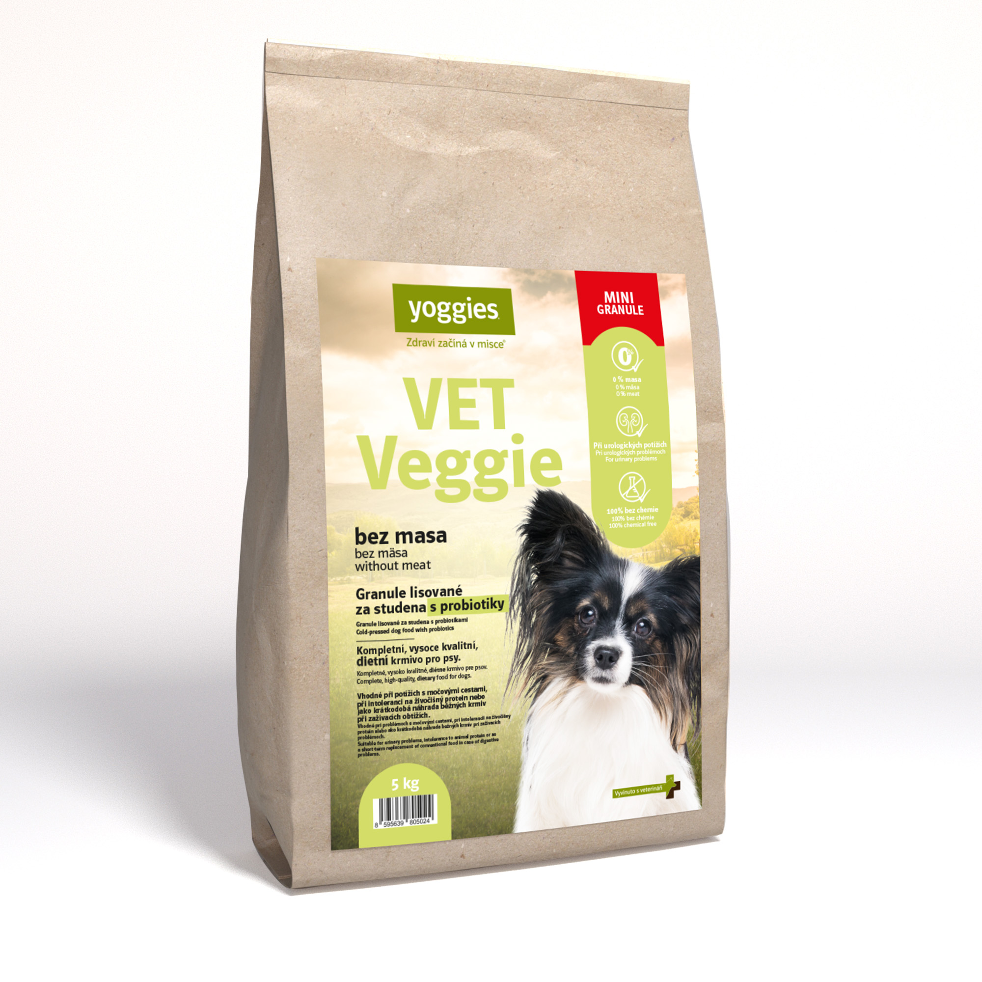 Yoggies MINIGranule VET, Veggie s probiotiky 5kg