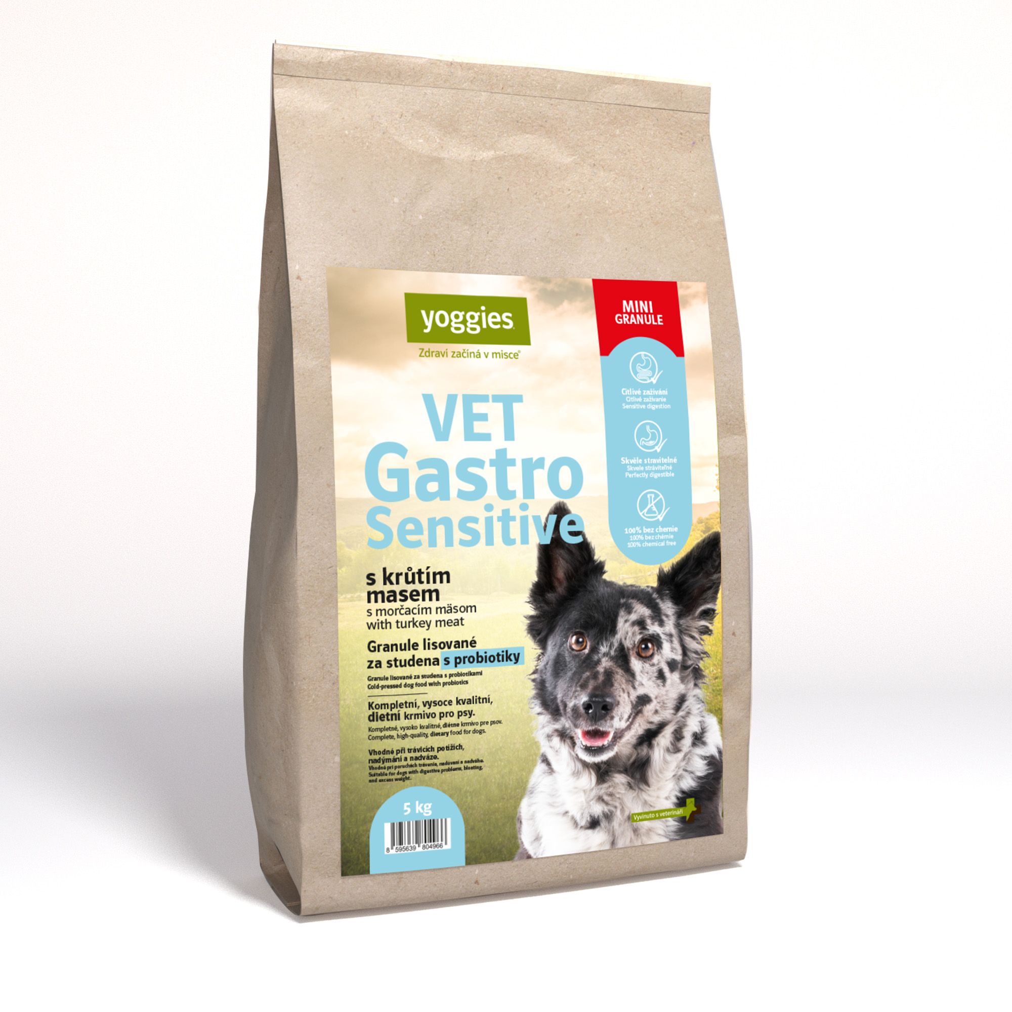 Yoggies MINIGranule VET, Gastro sensitive s probiotiky 5kg