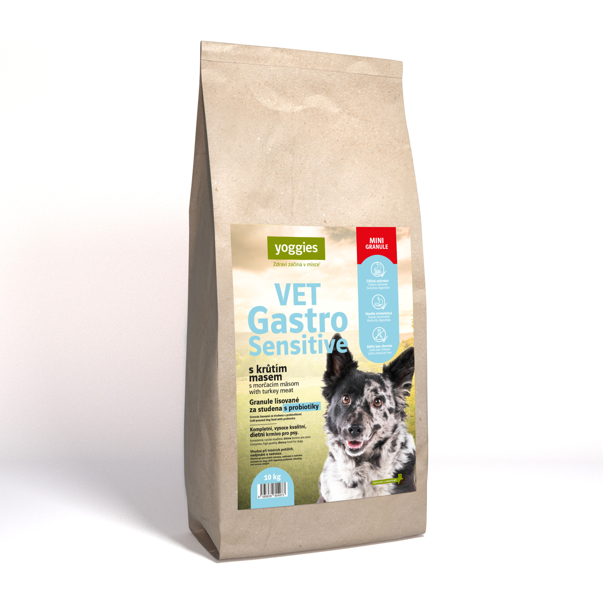 Yoggies MINIGranule VET, Gastro sensitive s probiotiky 10kg