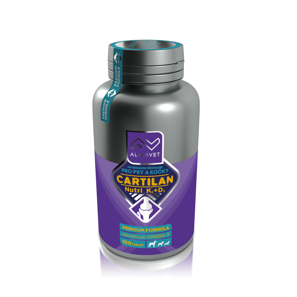 Altervet Cartilan Nutri K2+D3 pro zdravé klouby vašeho psa