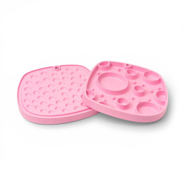 West paw oboustranná lízací podložka Feast Mat - Bubbles Barva: Růžová