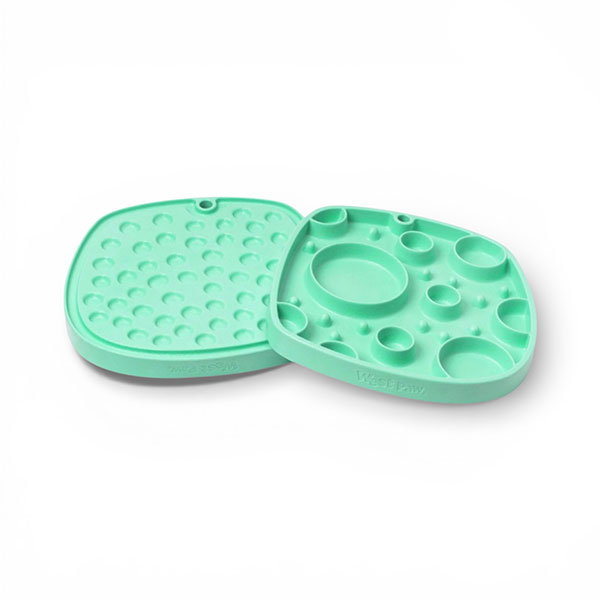 West paw oboustranná lízací podložka Feast Mat - Bubbles Barva: Mátová