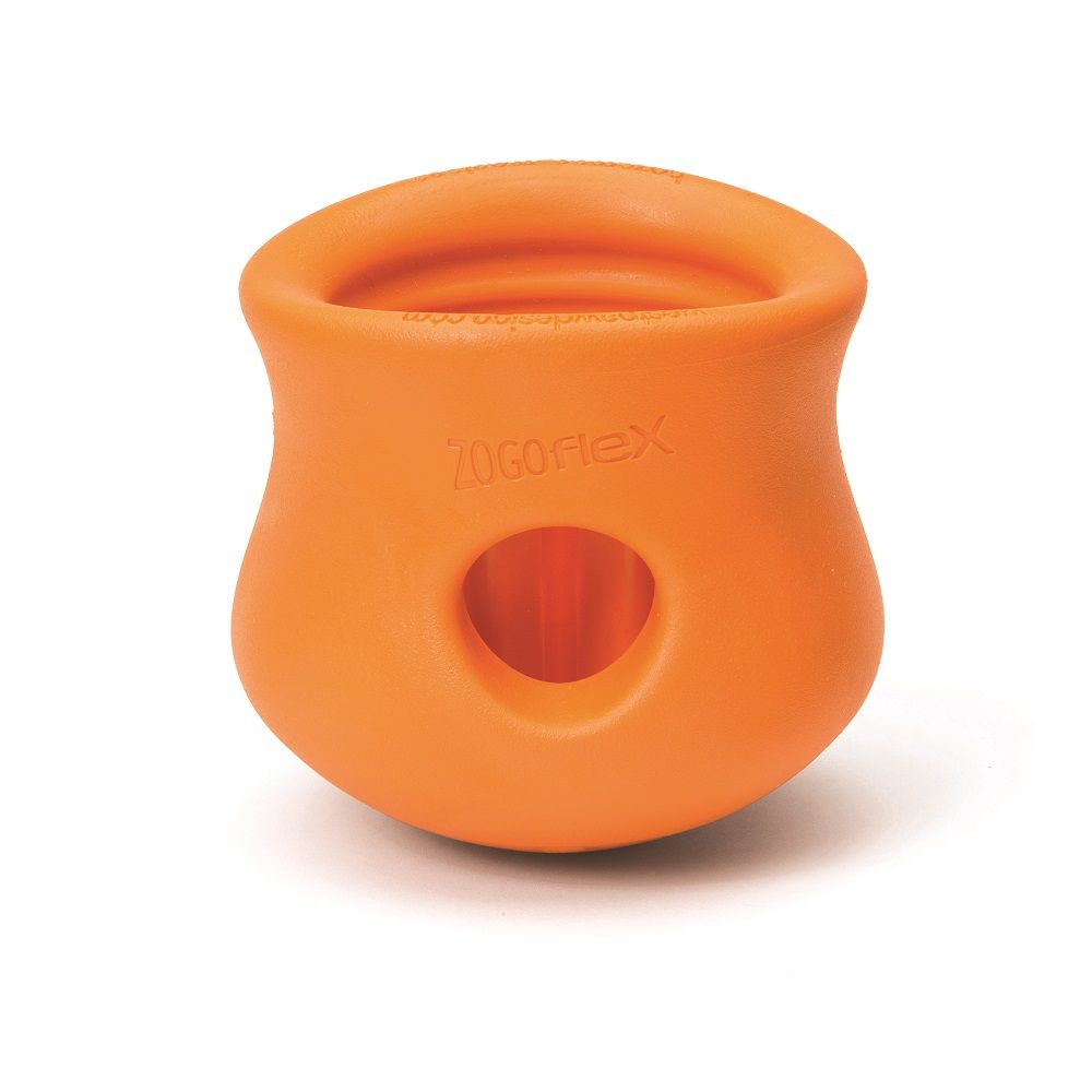 West Paw Zogoflex Toppl Barva: Oranžová, Velikost: XLarge – 12 cm