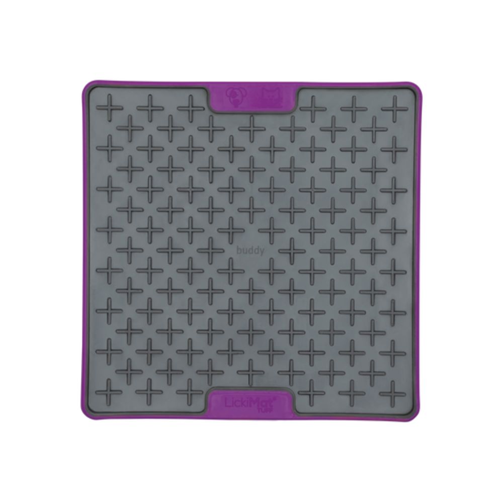 LickiMat lízací podložka Buddy TUFF 20 x 20cm Barva: Fialová