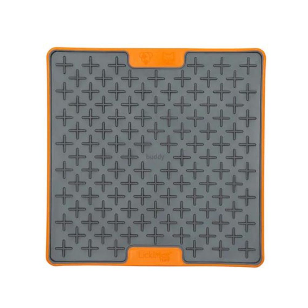 LickiMat lízací podložka Buddy TUFF 20 x 20cm Barva: Oranžová