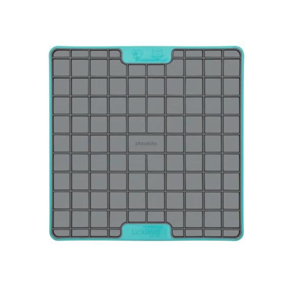 LickiMat lízací podložka Playdate TUFF 20 x 20cm Barva: Tyrkysová