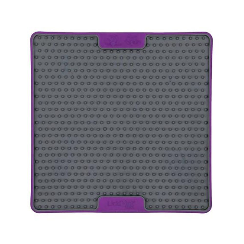 LickiMat Soother TUFF lízací podložka 20 x 20cm Barva: Fialová