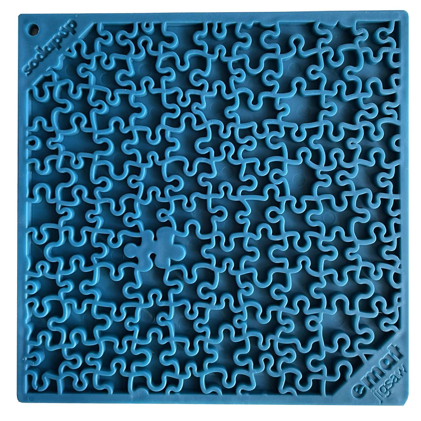 SodaPup lízací podložka Puzzle  20 x 20cm Barva: Modrá