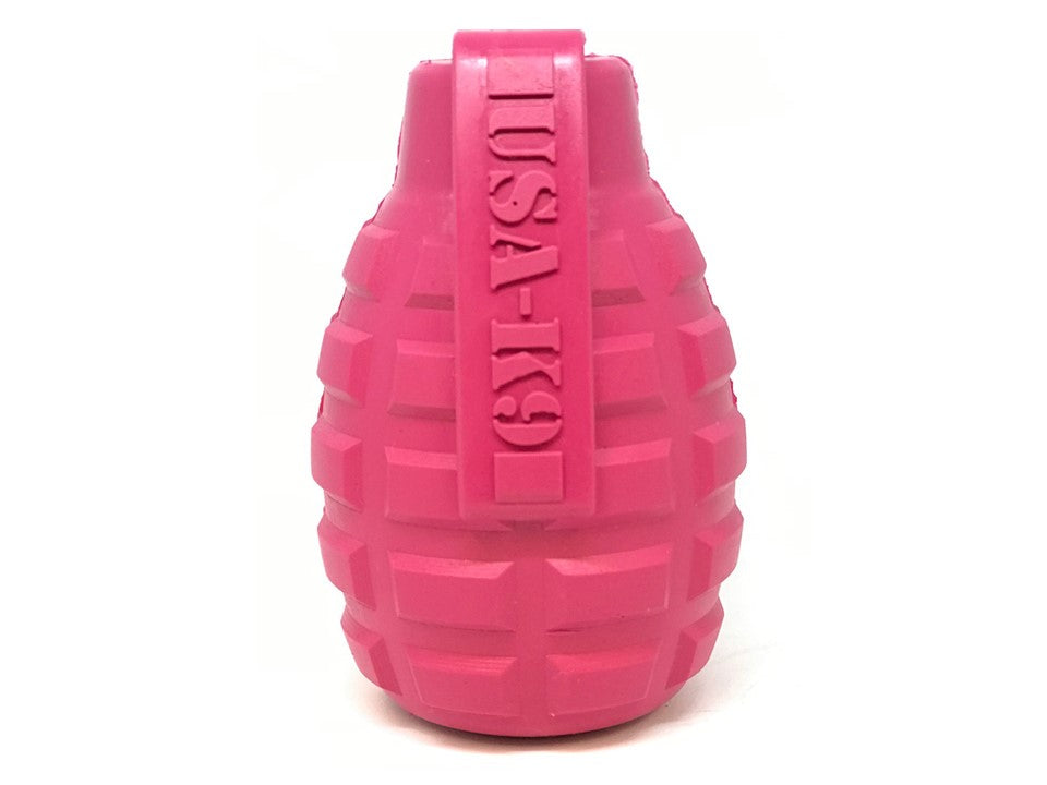 SodaPup USA K9 granát na pamlsky a žvýkání, Puppy – Růžový Velikost: Large – 11,5 x 7 cm