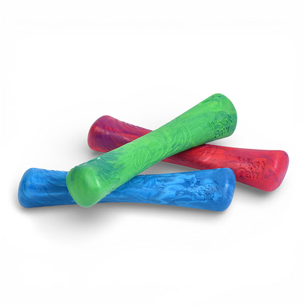 West Paw Drifty plavací hračka Barva: Červená, Velikost: L – 21 cm