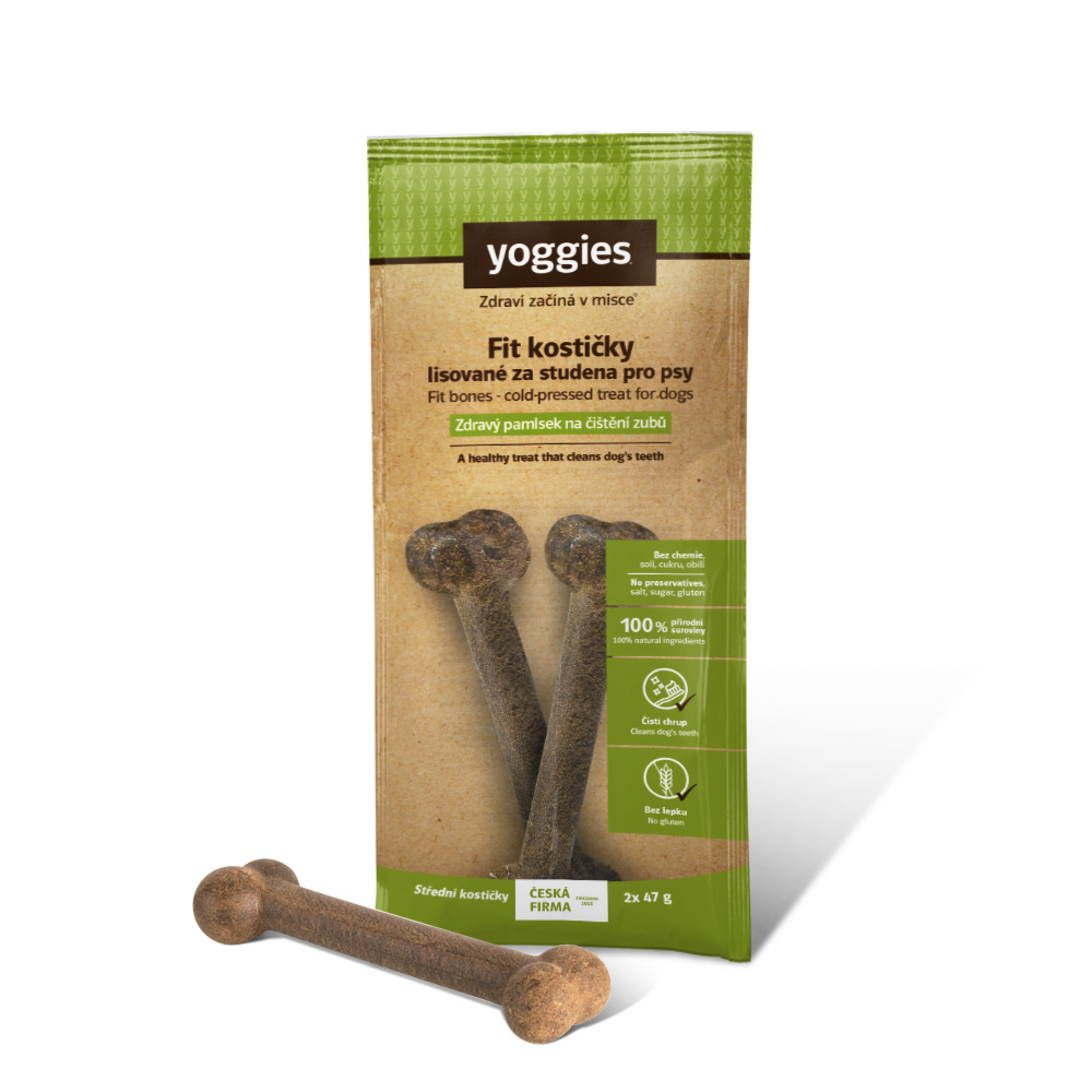 Yoggies Fit kostičky pro psy 2x47g