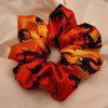 Maxi saténová scrunchie - Fire dragon