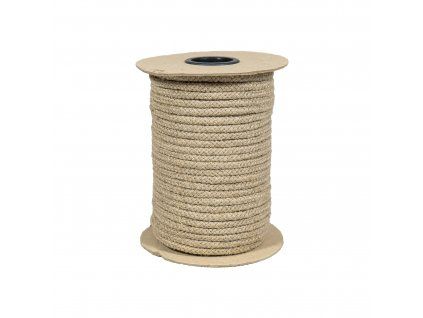 Lněná šňůra 4mm (100m)