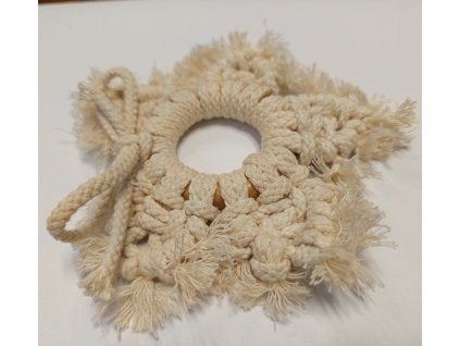 Macramé hvězda přírodní