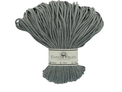 3mm šňůry Cotton fields - Light Grey (125)