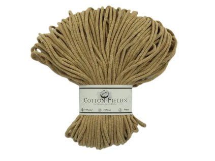 3mm šňůry Cotton fields - Sand (275)