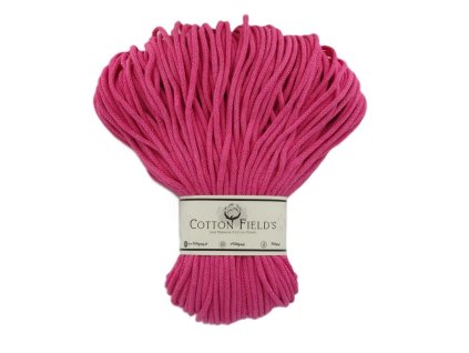 3mm šňůry Cotton fields - Fuchsia Rose (360)