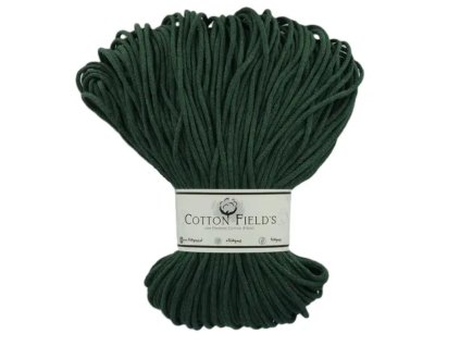 3mm šňůry Cotton fields - Bottle Green (680)