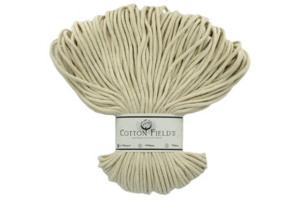 3mm šňůry Cotton fields - Cappuccino Foam (725)