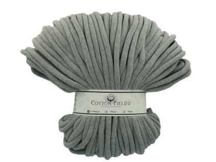 9mm šňůry Cotton fields - Light Grey (125)