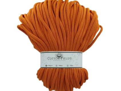9mm šňůry Cotton fields - Tangerine Tango (350)