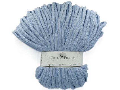 9mm šňůry Cotton fields - Light Blue (400)