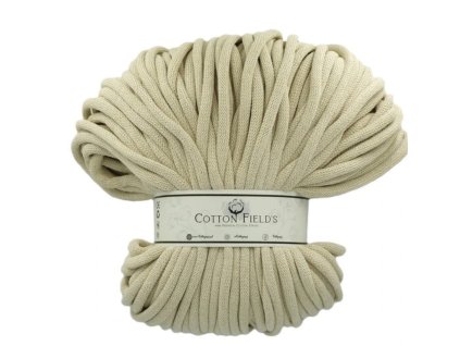 9mm šňůry Cotton fields - Cappuccino Foam (725)