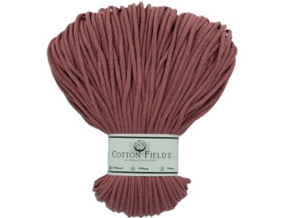 3mm šňůry Cotton Fields - Old Rouge (Old Rouge)