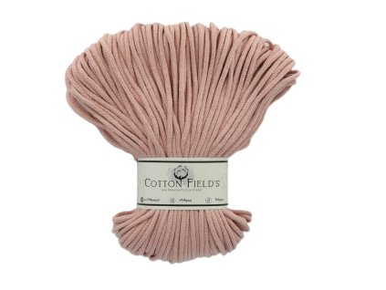 3mm šňůry Cotton Fields - Cameo Rouge (Cameo Rouge)