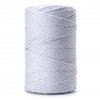 Macramé šňůry bavlněné 3mm - Light Grey 100m (701)