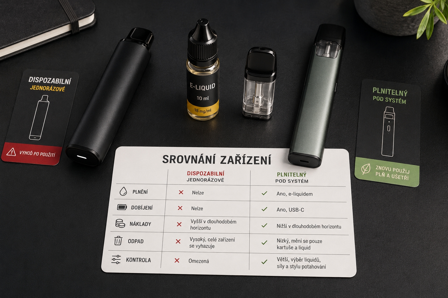 Tornado vape 50000 / 25000 / 30000: srovnání modelů