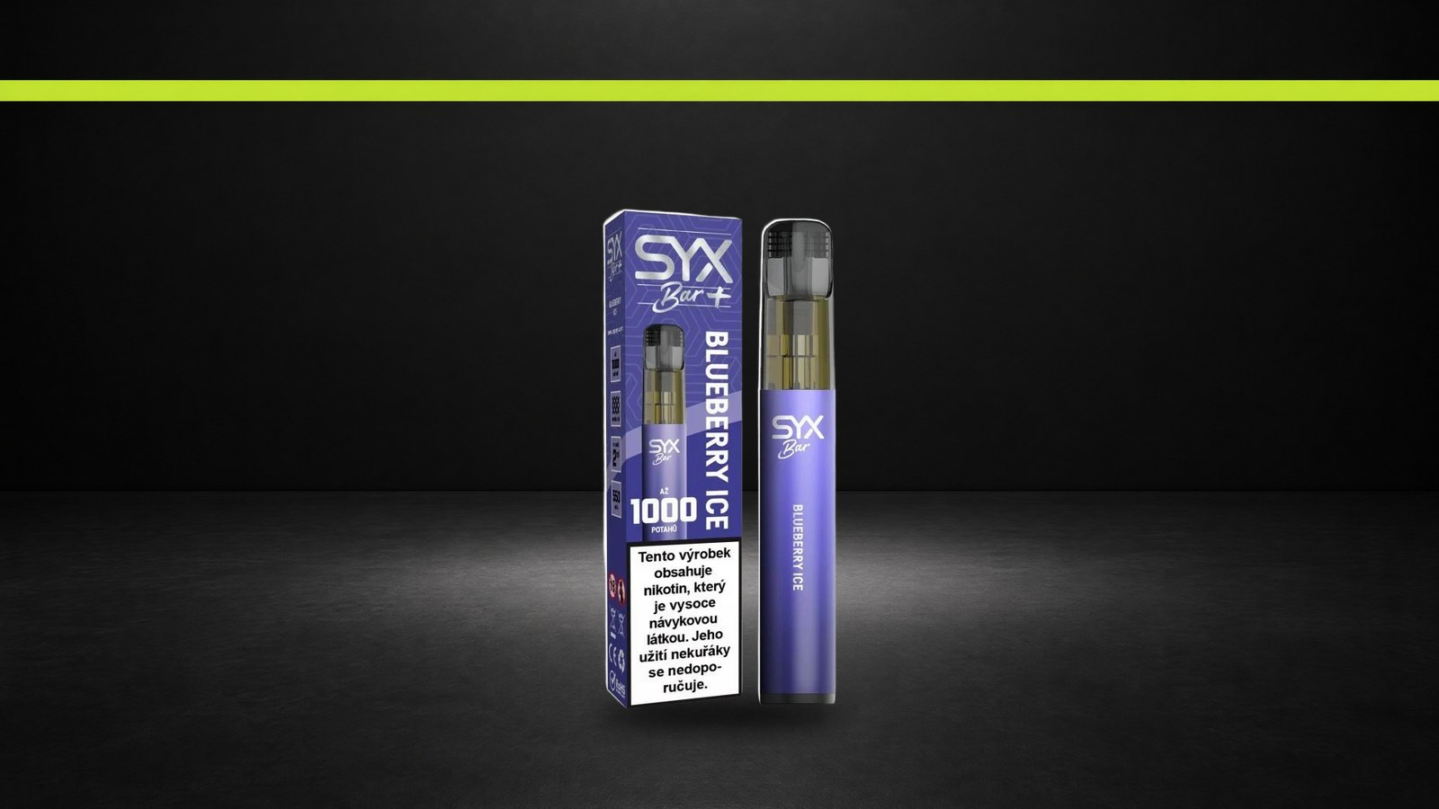 SYX BAR: česká jednorázová e-cigareta, příchutě a výdrž