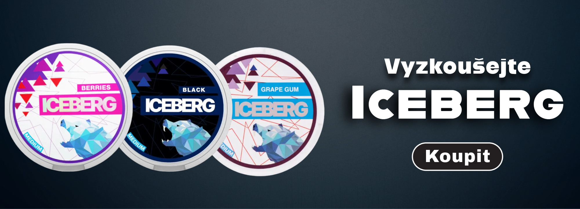 Nikotinové sáčky Iceberg medium | Vyzkoušejte na snusit.cz