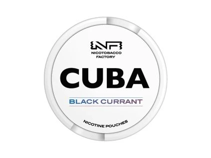 Cuba White Blackcurrant nikotinové sáčky