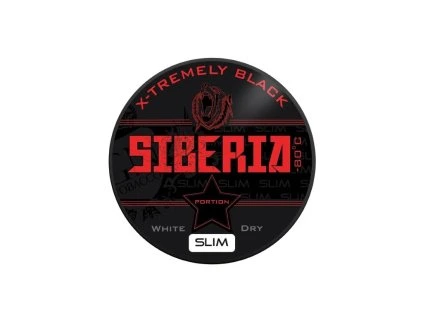 Siberia Black White Dry Slim žvýkací tabák