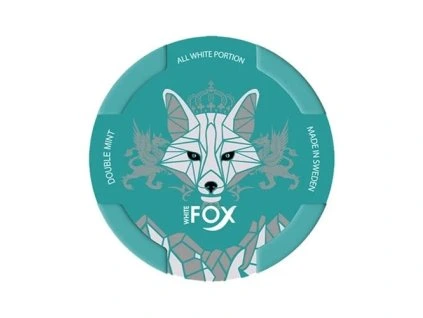 White Fox Double Mint nikotinové sáčky