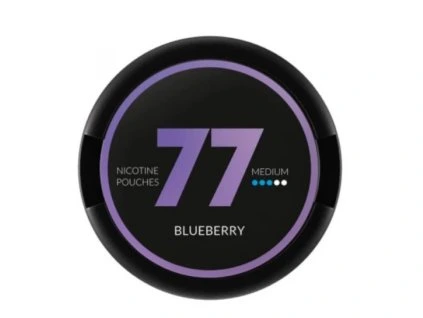 77 Blueberry nikotinové sáčky